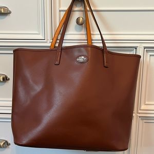 Coach Saffiano Leather Large Tote